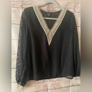 Crochet Trim Blouse